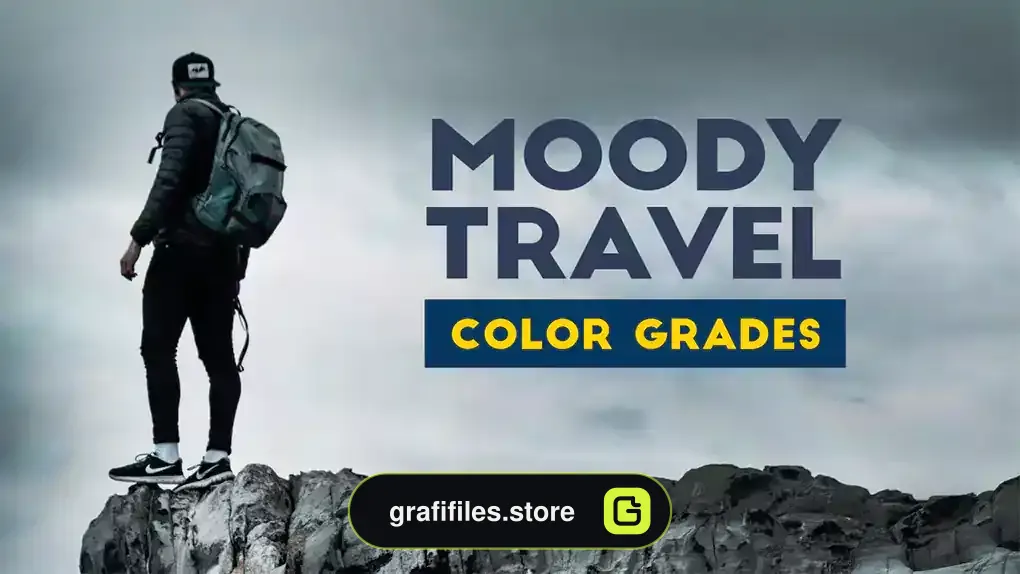 پریست پریمیر اصلاح رنگ فیلم Moody Travel Color Grades