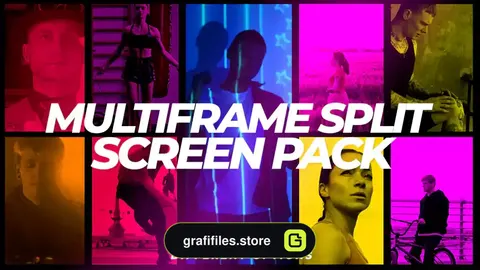دانلود 25 پریست افترافکت تقسیم صفحه نمایش Multiframe Split Screen Pack