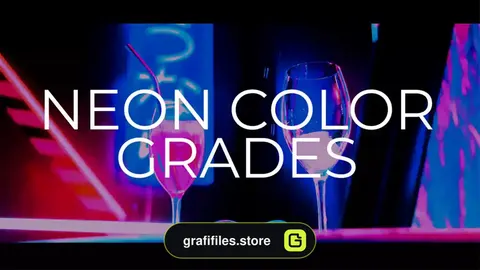 پریست رنگ نئون افترافکت Neon Color Grades
