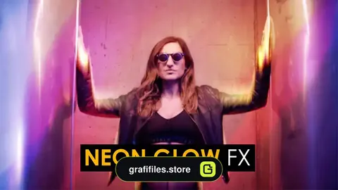 پریست افترافکت افکت نئون درخشان Neon Glow Effects