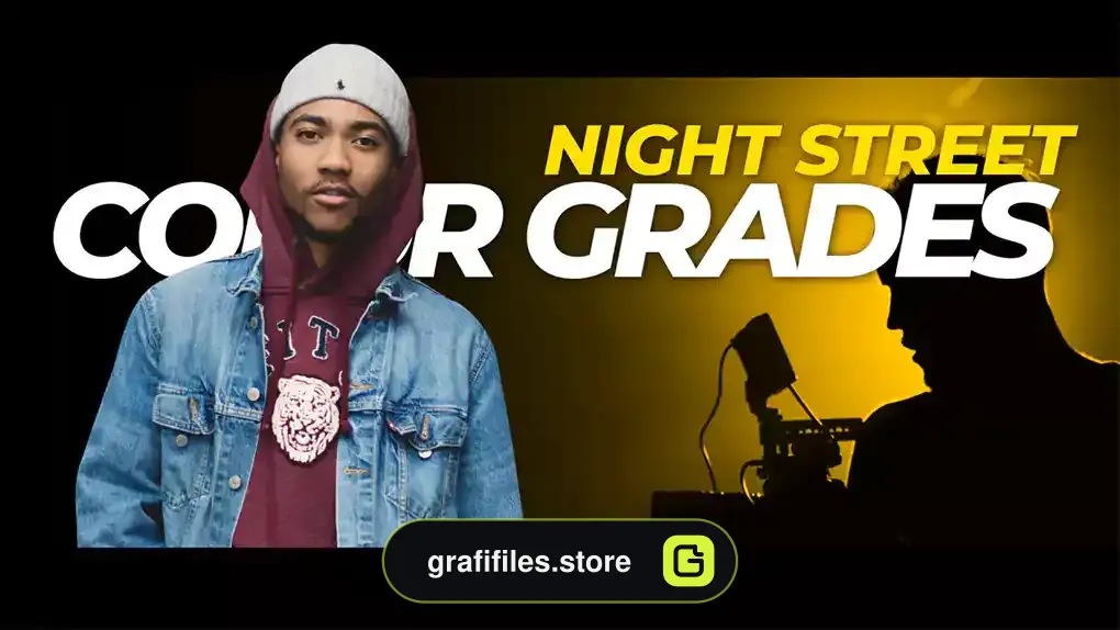 پریست افترافکت اصلاح رنگ تیره Night Street Color Grades