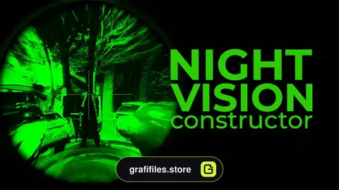 پریست افترافکت دید در شب Night Vision