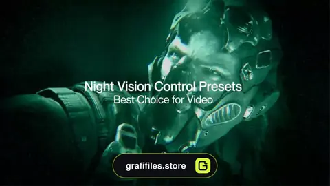 پریست افترافکت دید در شب Night Vision Control