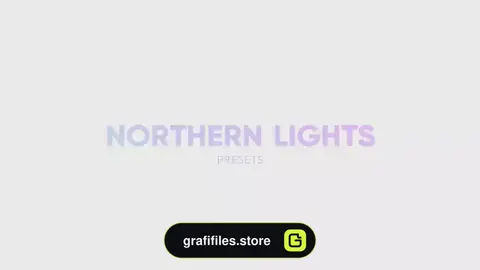 پریست افترافکت افکت شفق شمالی Northern Lights Effect