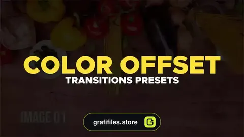 پریست پریمیر ترانزیشن رنگی Offset Color Transitions Presets