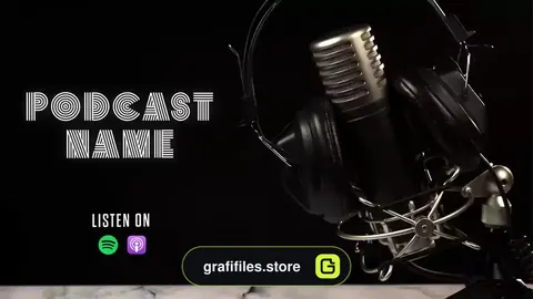پروژه افترافکت تیزر تبلیغاتی پادکست Podcast Promo
