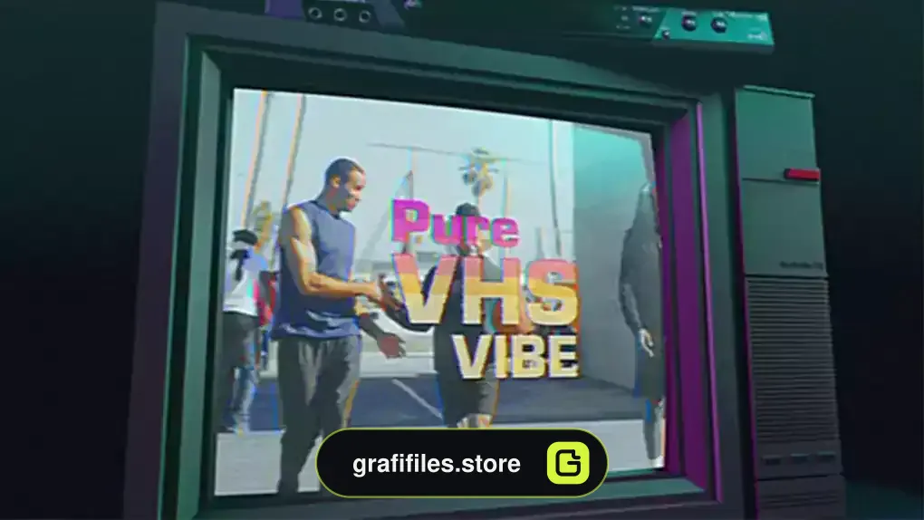 پریست پریمیر افکت نوار ویدیویی Pure VHS Vibe
