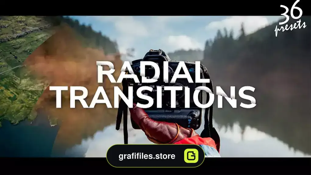 پریست افترافکت ترانزیشن دایره ای Radial Transitions