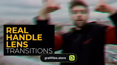 پریست افترافکت ترانزیشن لنز Real Handle Lens Transitions