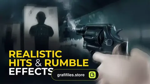 پریست افترافکت افکت ضربه و لرزش دوربین Realistic Hits And Rumbles Effects