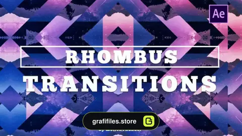 پریست افترافکت ترانزیشن لوزی Rhombus Transitions