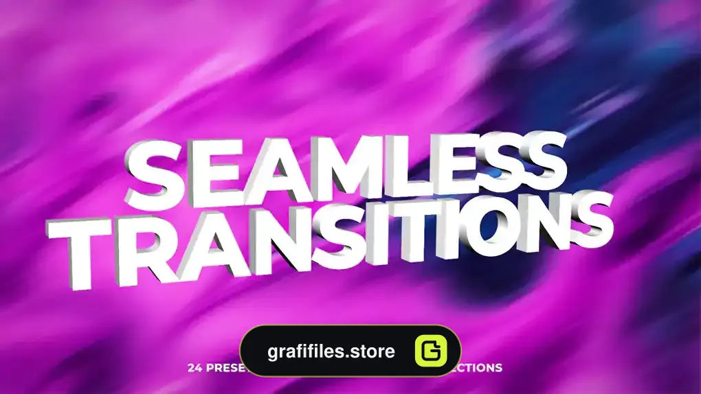 دانلود 24 پریست افترافکت ترانزیشن Seamless Transitions