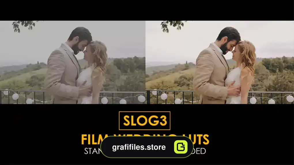 پریست پریمیر رنگ فیلم عروسی Slog3 Film Wedding And Standard Luts