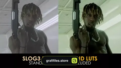 پریست رنگ زیرزمینی افترافکت Slog3 Underground And Standard Luts