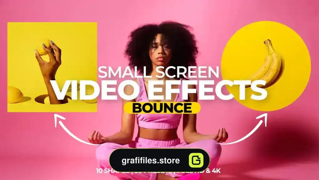 پریست افترافکت افکت صفحه نمایش ویدیویی Small Screen Video Effects - Bounce