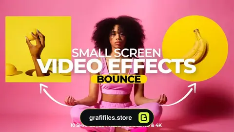 پریست افترافکت افکت صفحه نمایش ویدیویی Small Screen Video Effects - Bounce