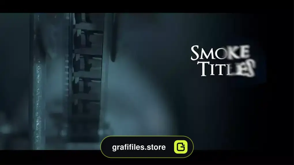 پریست افترافکت تایتل دود Smoke Titles