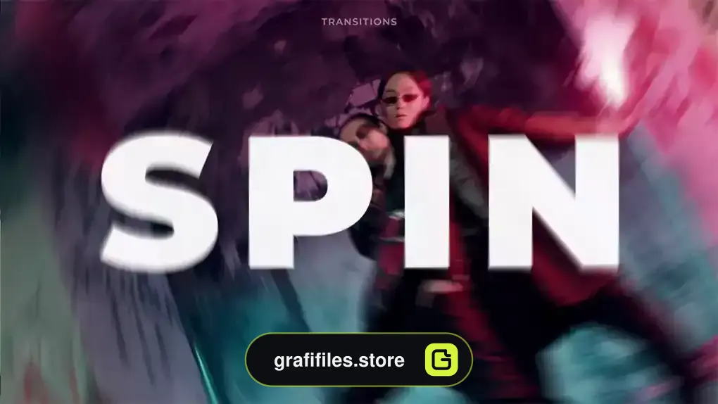 پریست افترافکت ترانزیشن چرخشی Spin Transitions