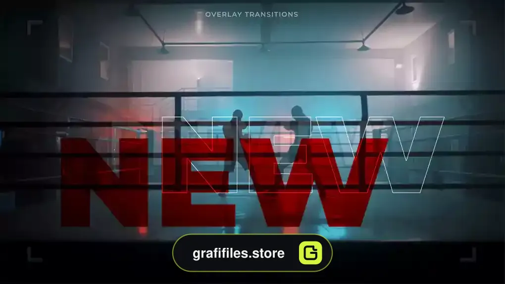 پریست افترافکت تایتل و ترانزیشن Stomp Titles - Overlay Transitions