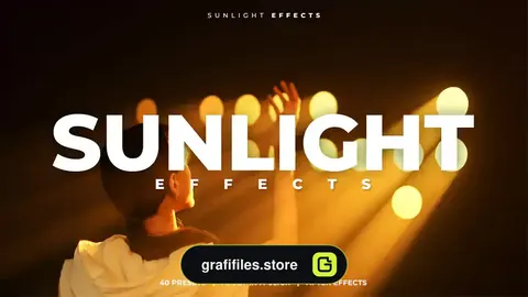 دانلود 40 پریست افترافکت افکت نور خورشید Sunlight Effects