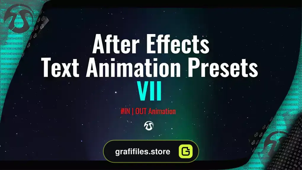 پریست متن افترافکت Text Animation Presets VII