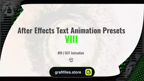 پریست متن افترافکت Text Animation Presets VIII