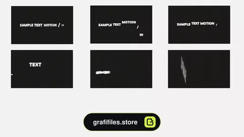 دانلود 14 پریست متن افترافکت Text Animator - Elastic (Words)