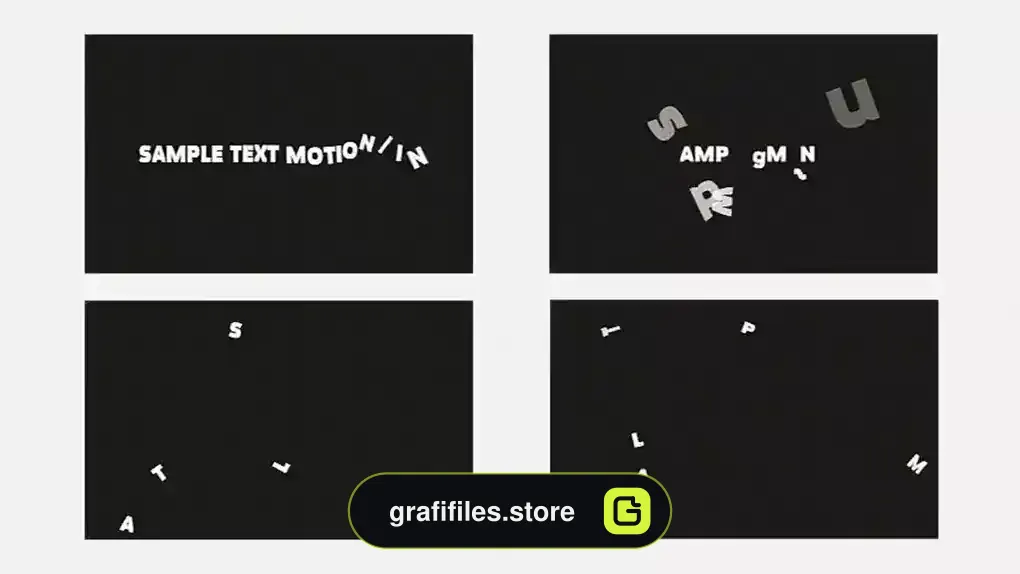 دانلود 17 پریست افترافکت انیمیت متن Text Animator - Funny (Characters)