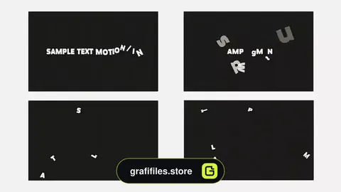 دانلود 17 پریست افترافکت انیمیت متن Text Animator - Funny (Characters)