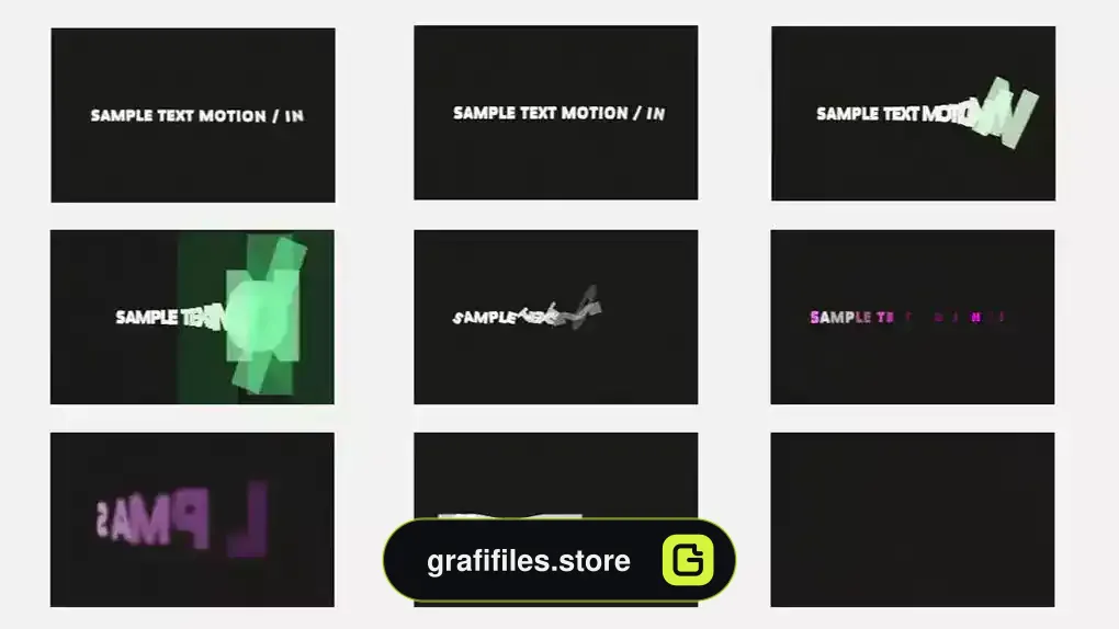 دانلود 24 پریست افترافکت انیمیت متن Text Animator - Modern (Characters)