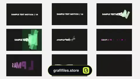 دانلود 24 پریست افترافکت انیمیت متن Text Animator - Modern (Characters)