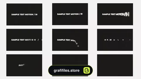 دانلود 26 پریست افترافکت انیمیت متن Text Animator - Simple (Characters)