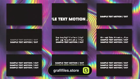 پریست متن افترافکت Text Animator - Simple (Paragraph)