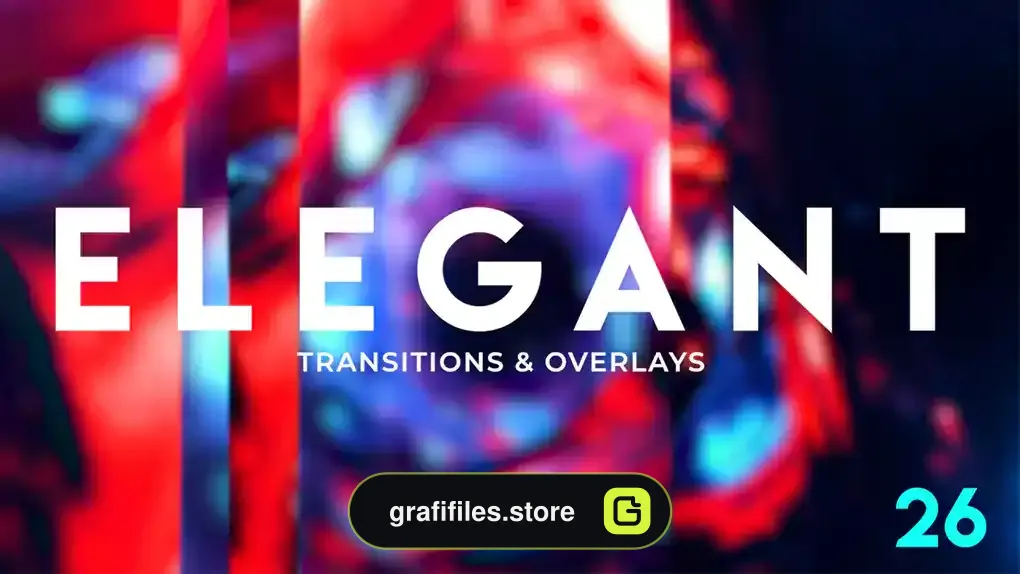 پریست افترافکت ترانزیشن شیشه ایی Transitions Overlays Glass And Clean