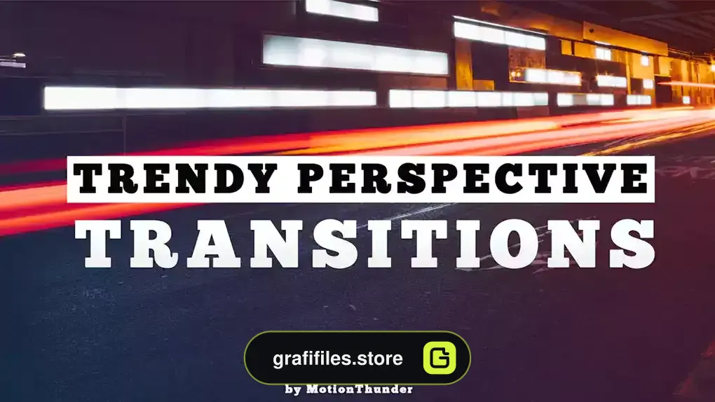 پریست افترافکت ترانزیشن پرسپکتیو Trendy Perspective Transitions