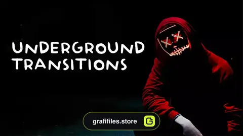 پریست افترافکت ترانزیشن زیرزمینی Underground Transitions