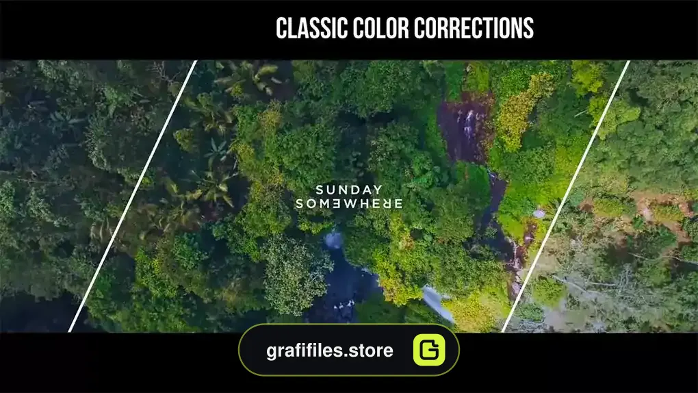 پریست افترافکت اصلاح رنگ Unique Color Corrections