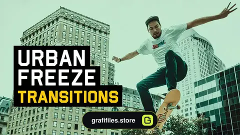 پریست افترافکت ترانزیشن فریز فریم Urban Freeze Transitions