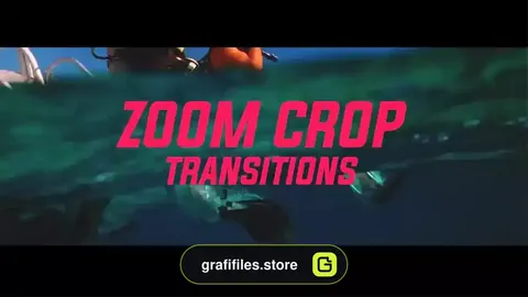 پریست پریمیر ترانزیشن زوم با کراپ ویدیو Zoom Crop Presets