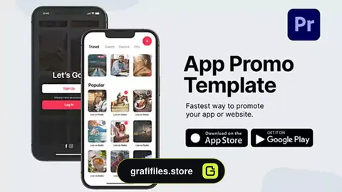 پروژه پریمیر تیزر معرفی اپلیکیشن App Promo