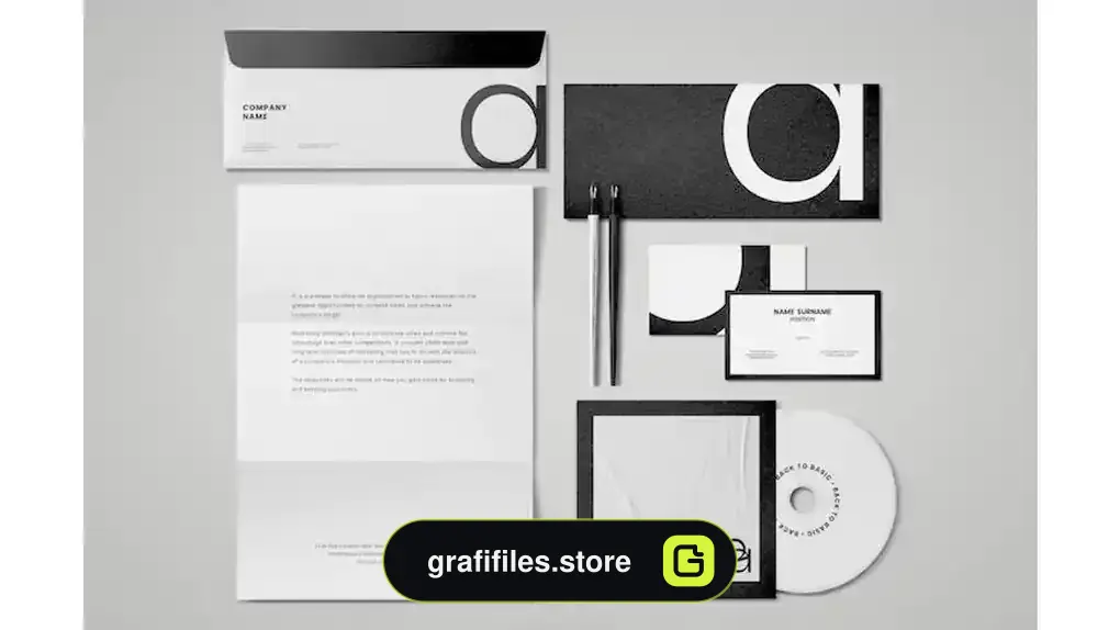موکاپ برندینگ شرکتی Corporate identity mockup