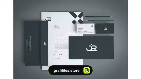 موکاپ ست اداری مدرن Modern branding stationery mockup