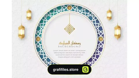 طرح وکتور ماه رمضان Ramadan kareem