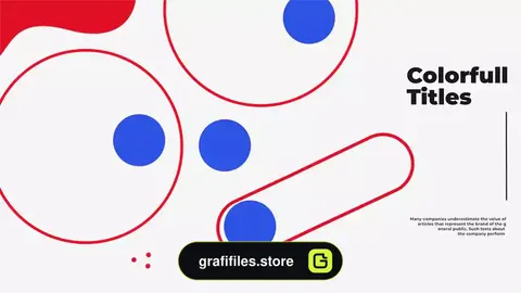 پروژه پریمیر تایتل انتزاعی Abstract Titles