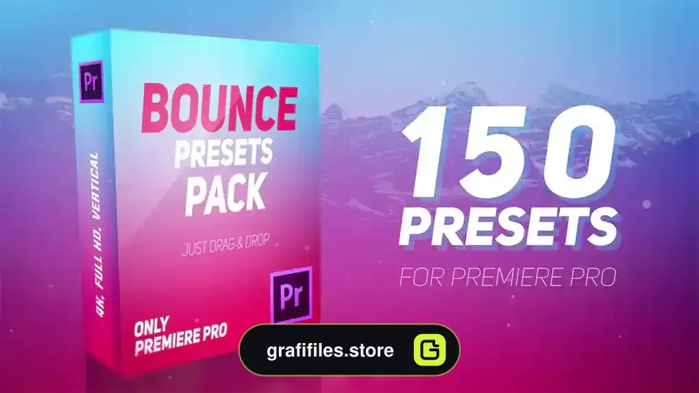 پریست پریمیر 150 افکت کاربردی Bounce Presets Pack