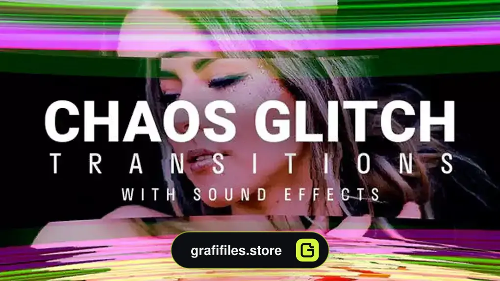 ترانزیشن پریمیر Chaos Glitch Transitions v4 Pack