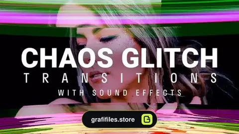 ترانزیشن پریمیر Chaos Glitch Transitions v4 Pack