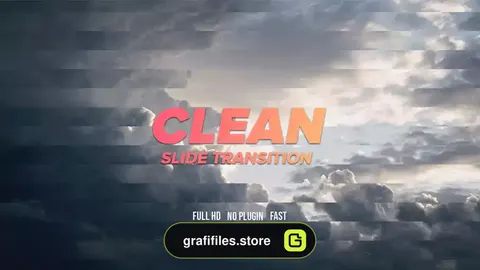 ترانزیشن اسلاید پریمیر Clean Slide Transitions