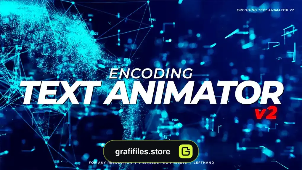 پریست متن رمزگذاری پریمیر Encoding Text Animator V2