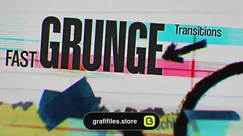 ترانزیشن پریمیر گرانج Fast Grunge Transitions